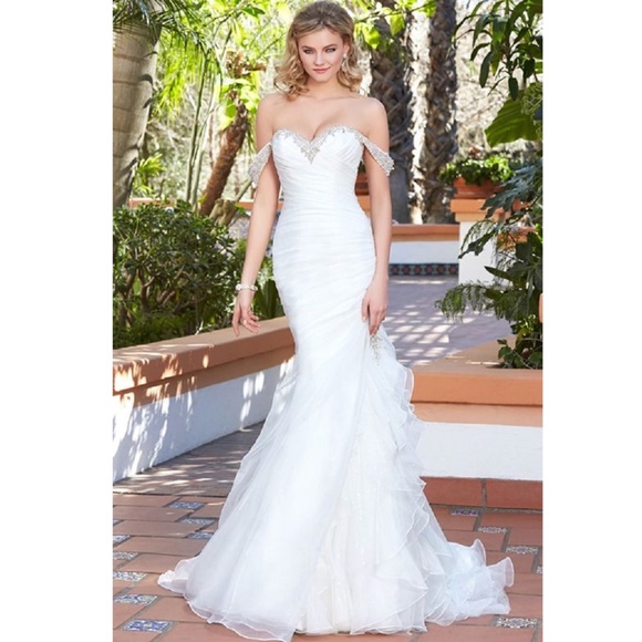 Kitty Chen Dresses Ivory Fit Flare Bridal Gown Poshmark